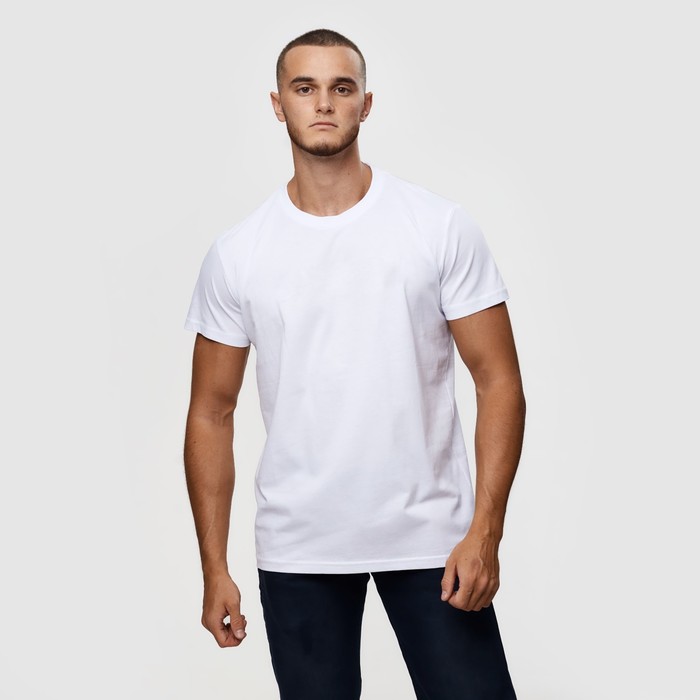 Футболка мужская, цвет белый/принт МИКС, размер S серая мужская футболка parrey белый принт anywhere размер s
