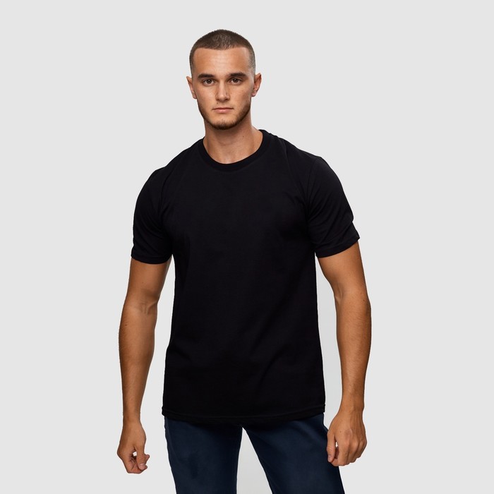 Футболка мужская, цвет чёрный/принт МИКС, размер 2XL футболка мужская цвет чёрный размер 2xl