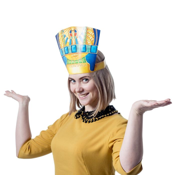 Шляпа на ободке "Клеопатра"