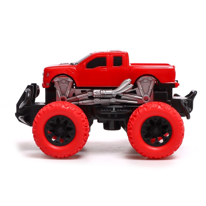 фото Джип радиоуправляемый truck, 1:20, работает от аккумулятора, цвет красный автоград