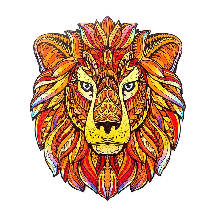 Пазл фигурный «Король Лев», размер S пазл король лев 35 деталей
