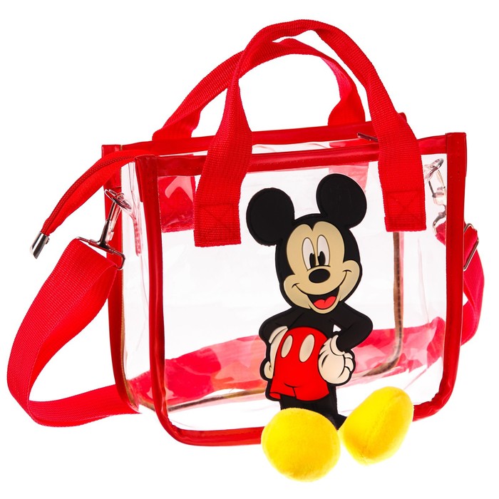 Сумка детская Микки Маус, прозрачная сумка детская микки маус прозрачная