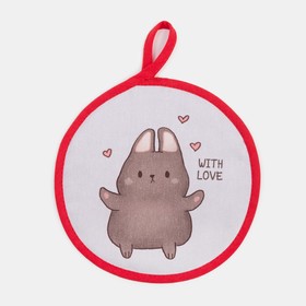 

Прихватка Этель With love МИКС, 17х17 см, 100% хл, ватин 250 г/м2