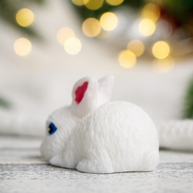 

Мыло фигурное "Заяц прячется" серый 34гр