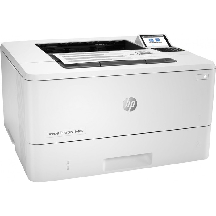 фото Принтер лазерный чёрно-белый hp laserjet enterprise m406dn (3pz15a), a4, duplex net