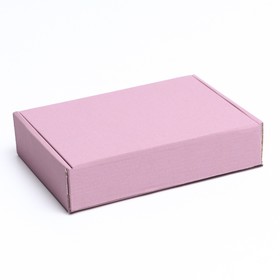 Коробка самосборная, сиреневая 21 х 15 х 5 см