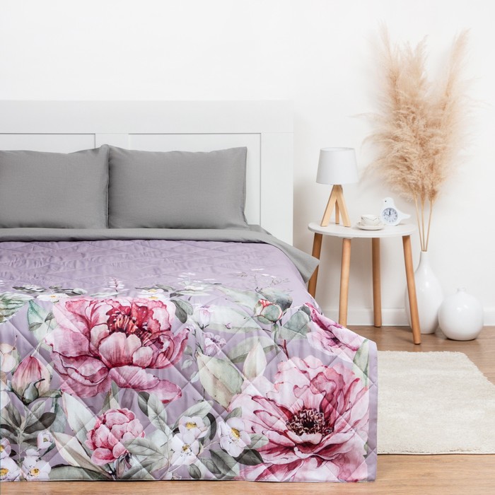 

Покрывало Этель евро Bloom, 220х210 ±5см, микрофибра