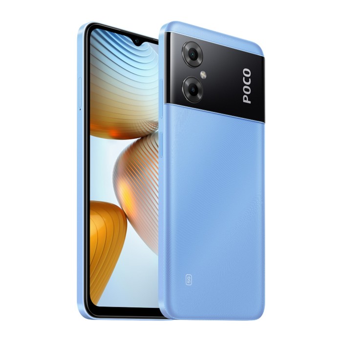 

Смартфон Xiaomi POCO M4 5G NFC RU, 6.58'', 6 Гб, 128 Гб, 13 Мп, 5 Мп, 5000 мАч, синий
