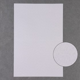 Канва для вышивания №16, 30 × 20 см, цвет белый