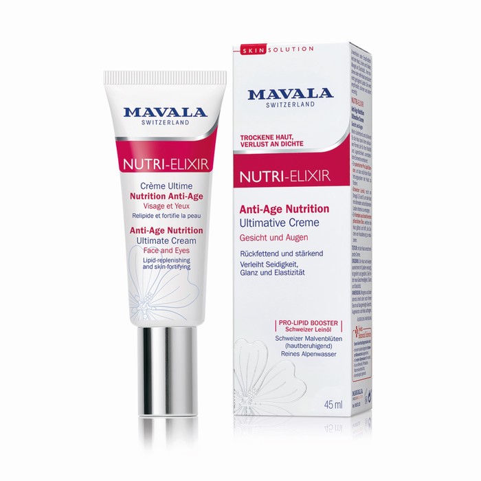 Крем-бустер для лица и глазMavala Anti-Age Nutrition Ultimate Cream, антивозрастной, 45 мл