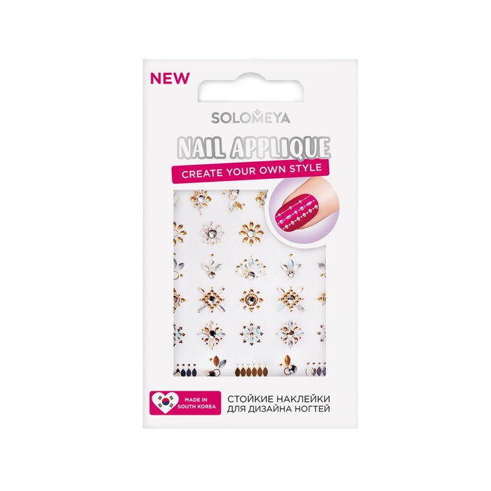 

Наклейки для дизайна ногтей Solomeya Precious stones «Драгоценные камни»