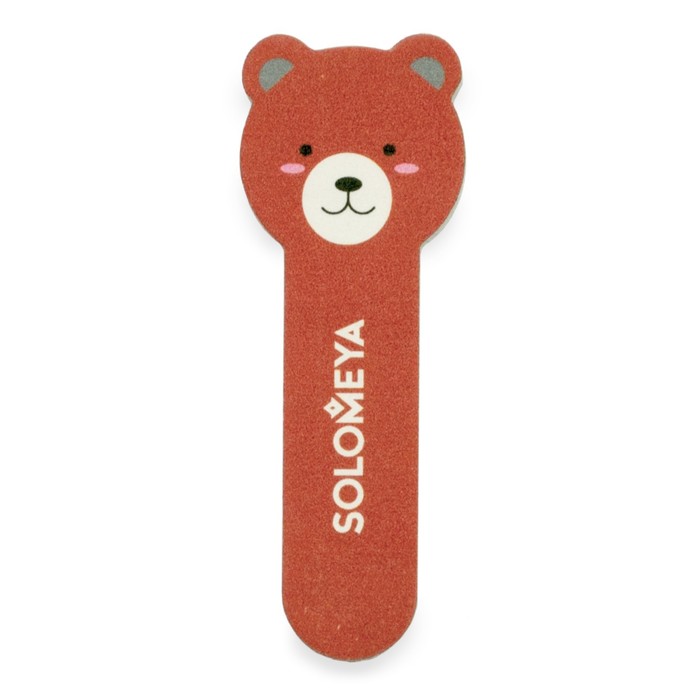 цена Пилка для натуральных и искусственных ногтей Solomeya «Медвежонок» 180/220 грит