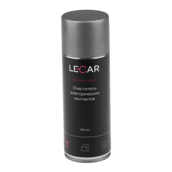 

Очиститель электрических контактов Lecar, аэрозоль, 520 мл