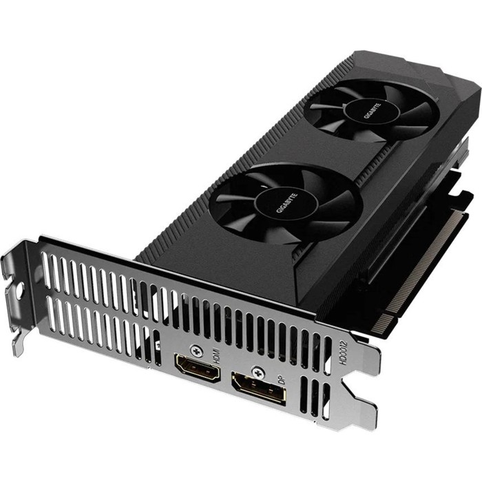 

Видеокарта Gigabyte GV-R64D6-4GL, AMD Radeon RX 6400, 4Gb, 64 GDDR6, HDMI, DP low profile