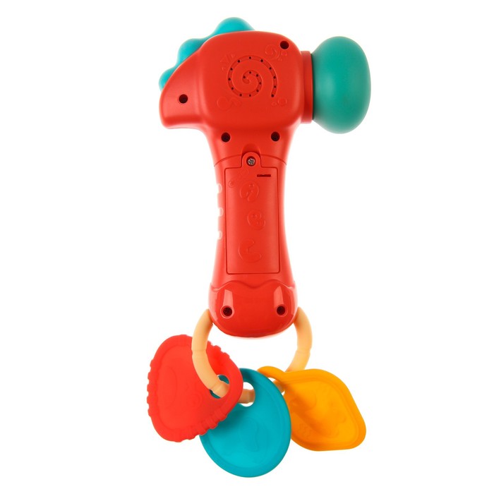 Развивающая игрушка - погремушка «Молоточек», музыка, свет, цвет МИКС