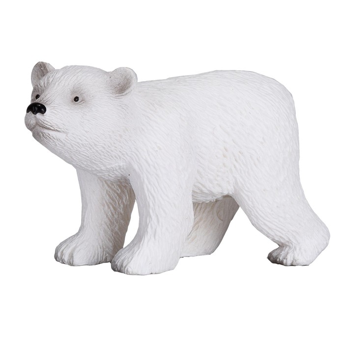 Фигурка Konik «Белый медвежонок (идущий)» фигурка медвежонок
