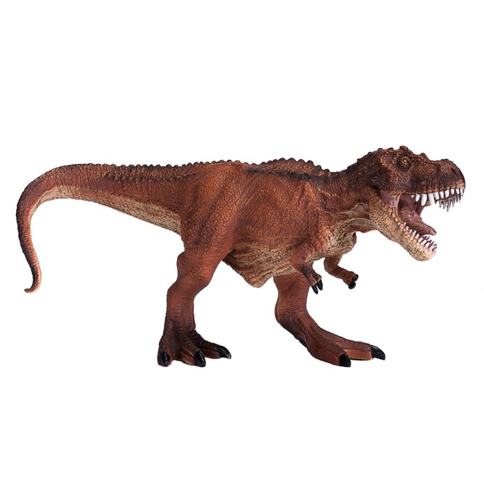 Фигурка Konik «Тираннозавр, красный (охотящийся)» фигурка динозавр мапузавр охотящийся l