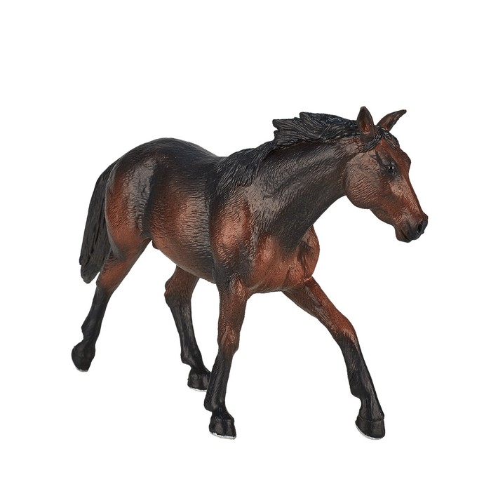 Фигурка Konik «Лошадь Квотерхорс, темно-гнедая» игровые фигурки konik лузитанская лошадь гнедая