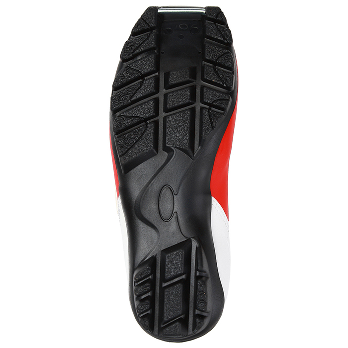 Ботинки лыжные TREK Snowrock NNN, цвет красный, лого чёрный, размер 34