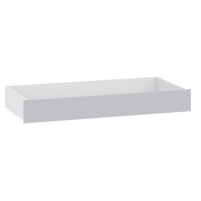 Ящик для кровати Морти, 1296х516х172, Серый/Белый ящик для кровати simba белый