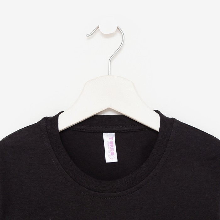 

Лонгслив для девочки, цвет чёрный, рост 122 см