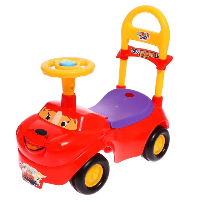 Машина-каталка "Zarrin TinyTot" с клаксоном, цвет красный J33-1