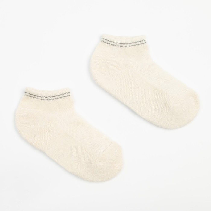 фото Носки женские укороченные «soft merino», цвет белый, размер 35-37 eurowool