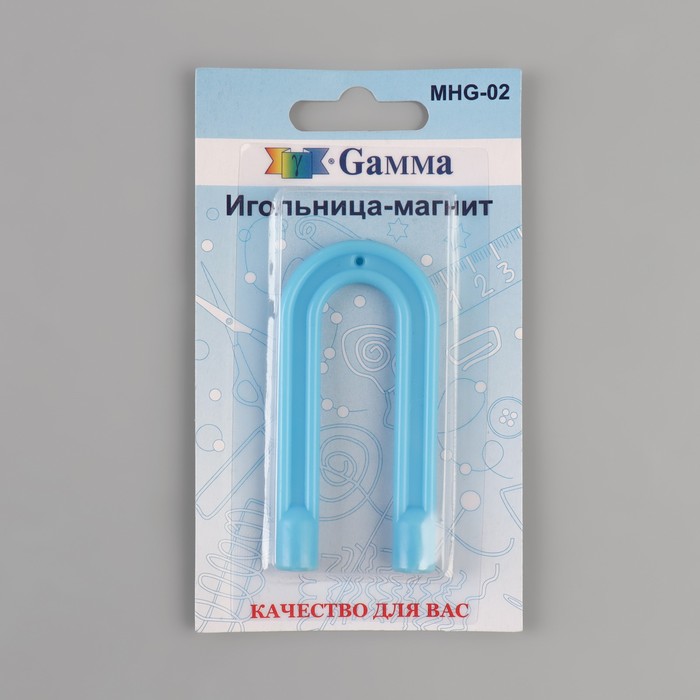 

Игольница-магнит, 7 см, цвет голубой