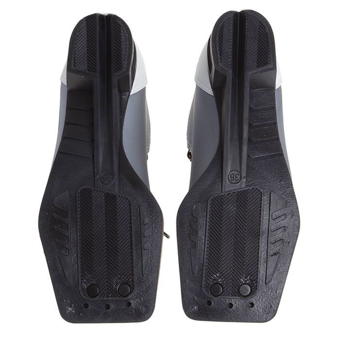 Ботинки лыжные TREK Soul NN 75 ИК (серый металл NN 75 ИК, лого сиреневый) ( р. 42 )