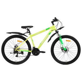 Велосипед 27,5" Progress ONNE PRO MD RUS, цвет зеленый неон, размер 17"