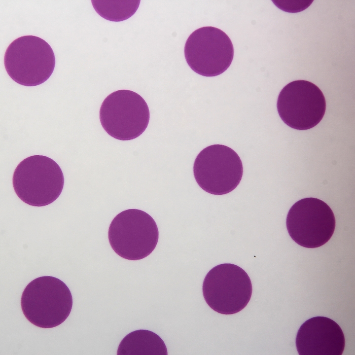 Пленка матовая "Фиолетовый горох", 60 х 60 см