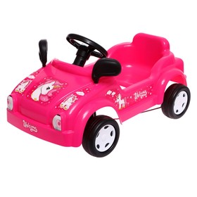 Машина на педалях для девочек, цвет розовый 2519 Ош