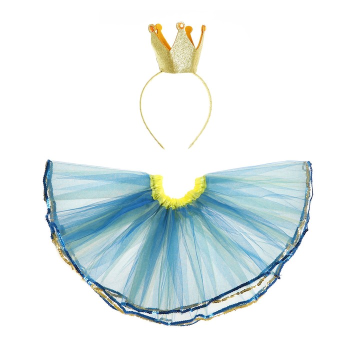 Карнавальный набор «Принцесса», 2 предмета: юбка, ободок карнавальный набор принцесса 2 предмета юбка ободок