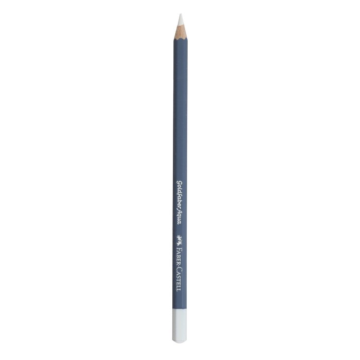 

Карандаш художественный акварельный Faber-Castell Goldfaber Aqua, 101 белый