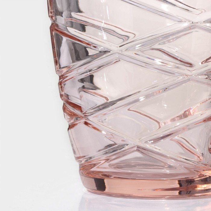 фото Кружка стеклянная «шейп эланор», 320 мл, цвет розовый luminarc