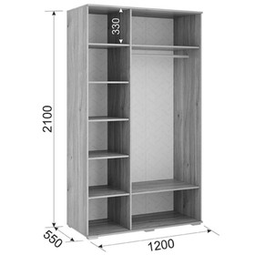 

Cпальный гарнитур «Лайк К147», ЛДСП, велюр, цвет дуб мария / горчица / янтарь