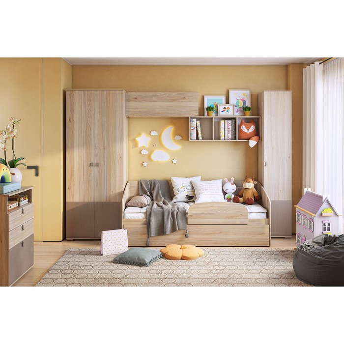 Комплект детской мебели «Модерн К116», ЛДСП, цвет дуб мария / бронза