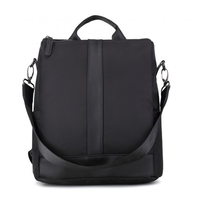 Рюкзак, отдел на молнии, цвет черный 26х14х34см