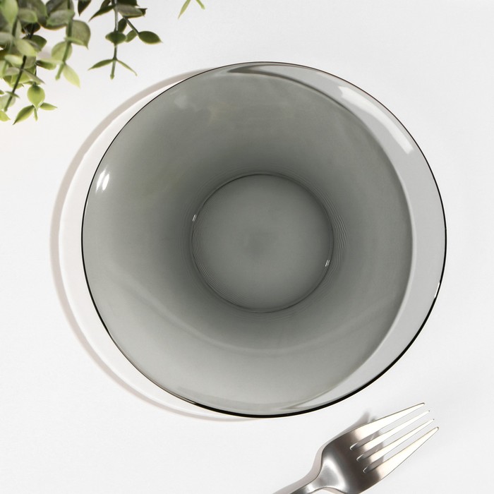 Тарелка десертная Basilico. Lava Grey, d=17 см, цвет серый бульонница basilico lava grey с ушками 510 мл стекло