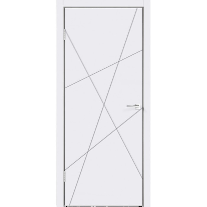 Дверное полотно эмаль SCANDI S Белый RAL9003, врезка под замок Morelli 1895Р, 2000х600 мм дверное полотно эмаль scandi 2p белый ral9003 замок morelli 1870р 2000х800 мм