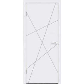 Дверное полотно эмаль SCANDI S Белый RAL9003, врезка под замок Morelli 1895Р, 2000х900 мм