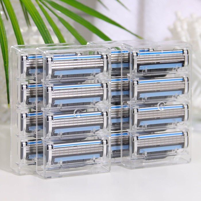 Сменные кассеты для бритья, 16 шт, совместимы с Gillette Mach3