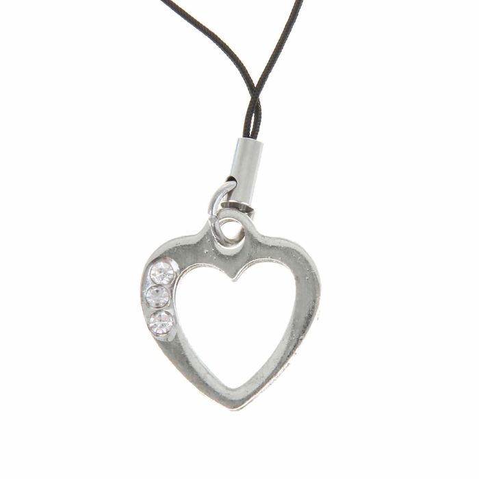 Подвеска для телефона с фоторамкой "Сердце"