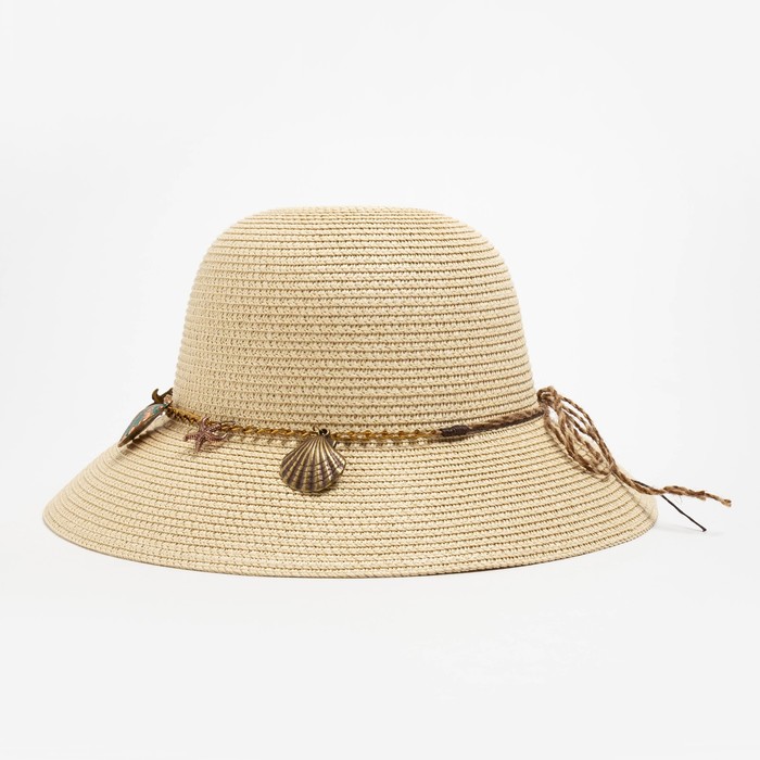 Шляпа женская MINAKU цвет бежевый, р-р 56-58 толстовка р 58 цвет бежевый