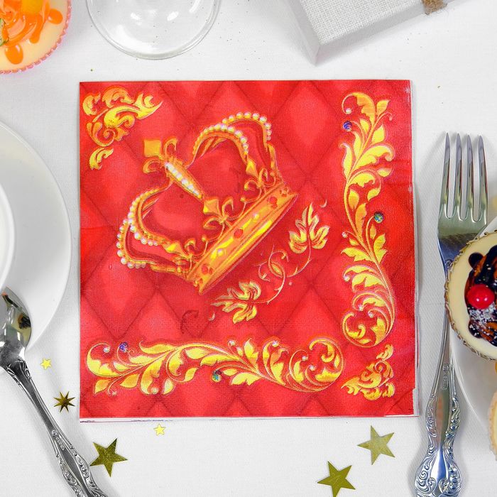 Набор бумажных салфеток "Царь", 33х33 (20 шт.)
