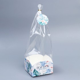 Пакет с коробкой «Нежность», 12 × 12 × 40 см Ош