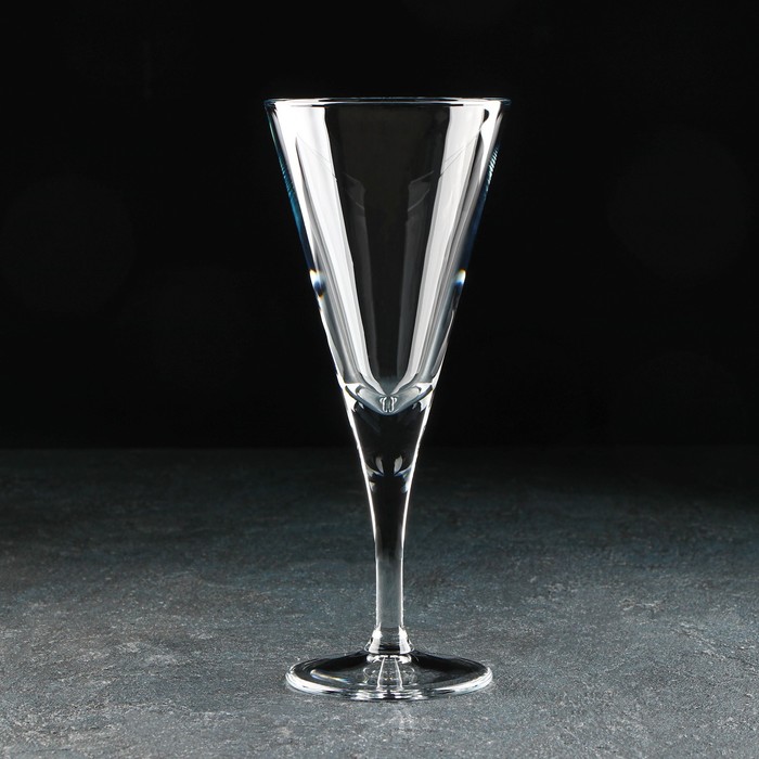 Бокал для шампанского стеклянный V-Line, 260 мл вращающийся бокал shtox line