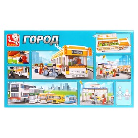 

Конструктор Город «Троллейбус», 465 деталей