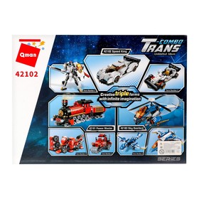 

Конструктор Робот «Тачка трансформер», 3 варианта сборки, 428 деталей