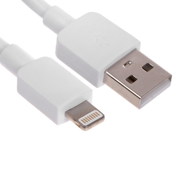 

Кабель Defender ACH02-01L, Lightning - USB, 1 А, 1 м, белый